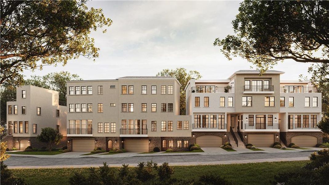Condo located in Atlanta, GA showcasing its design and architecture (Image 3). Condo located in Atlanta, GA showcasing its design and architecture (Image 3).