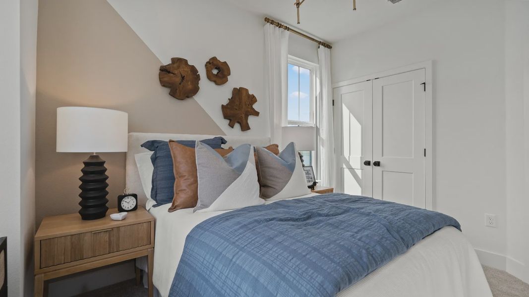 Furnished interior view inside a new home in Parkview at Hamlin, Winter Garden (Image 38).