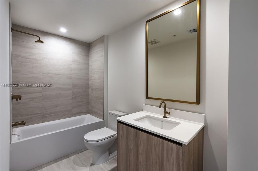 Furnished interior view inside a new home in , Miami (Image 11). Furnished interior view inside a new home in , Miami (Image 11).