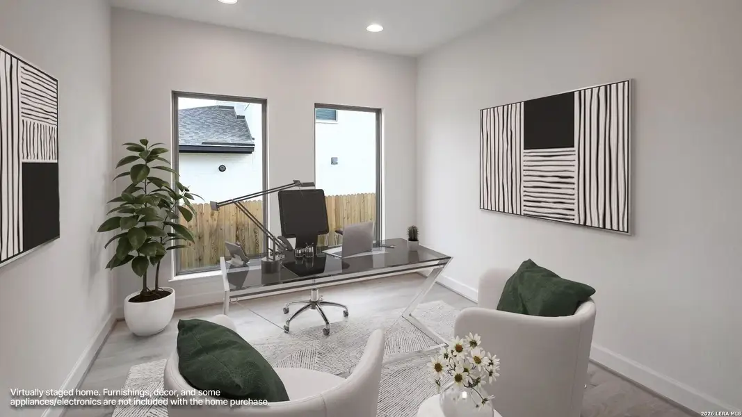 Furnished interior view inside a new home in The Parklands, Schertz (Image 7).