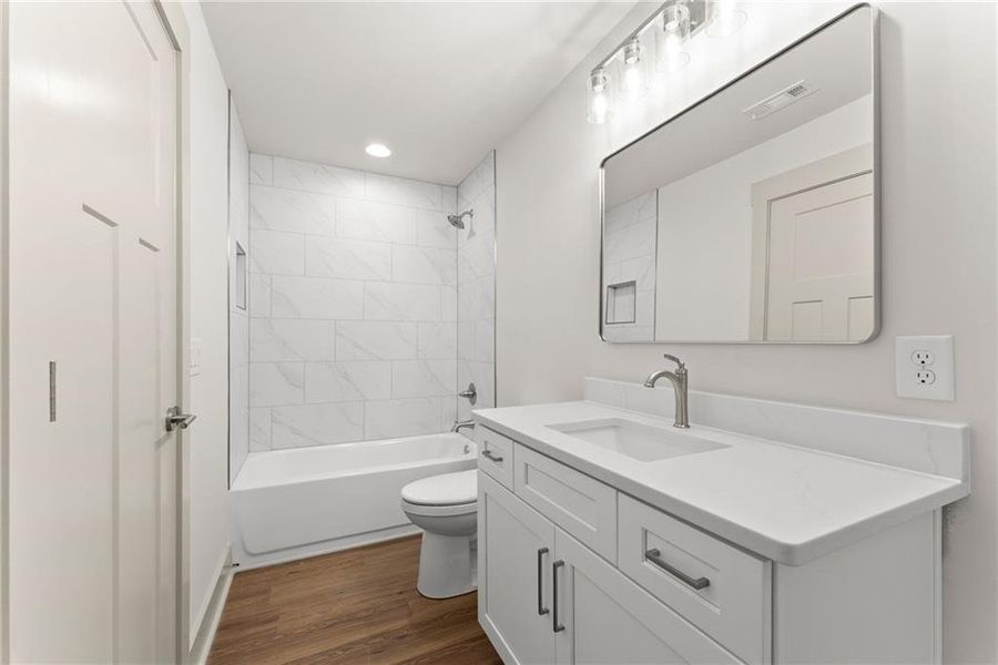 Furnished interior view inside a new home in , Baldwin (Image 12).