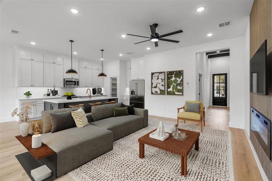 Furnished interior view inside a new home in , Granbury (Image 4).