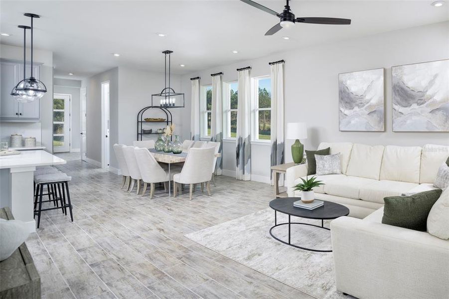 Furnished interior view inside a new home in Crosswind Ranch, Parrish (Image 7).