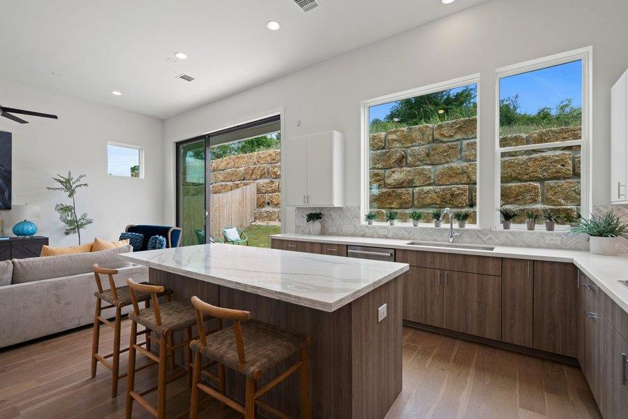 Furnished interior view inside a new home in Agave, Austin (Image 10).