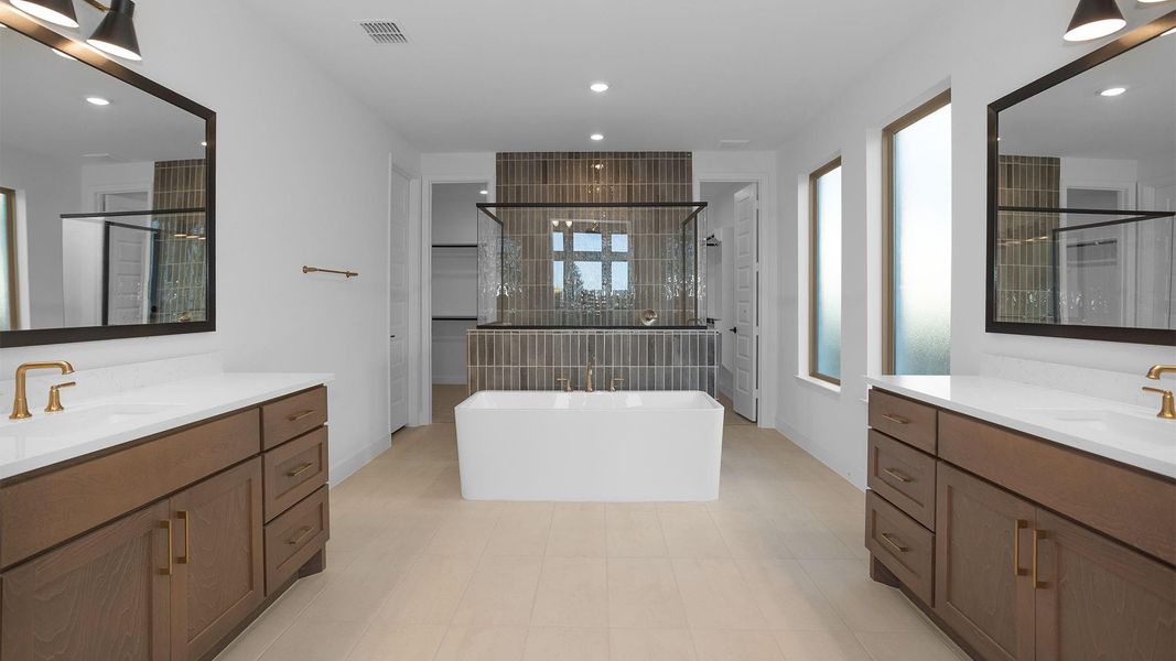 Furnished interior view inside a new home in Meridiana 80' - Gated, Manvel (Image 5). Furnished interior view inside a new home in Meridiana 80' - Gated, Manvel (Image 5).