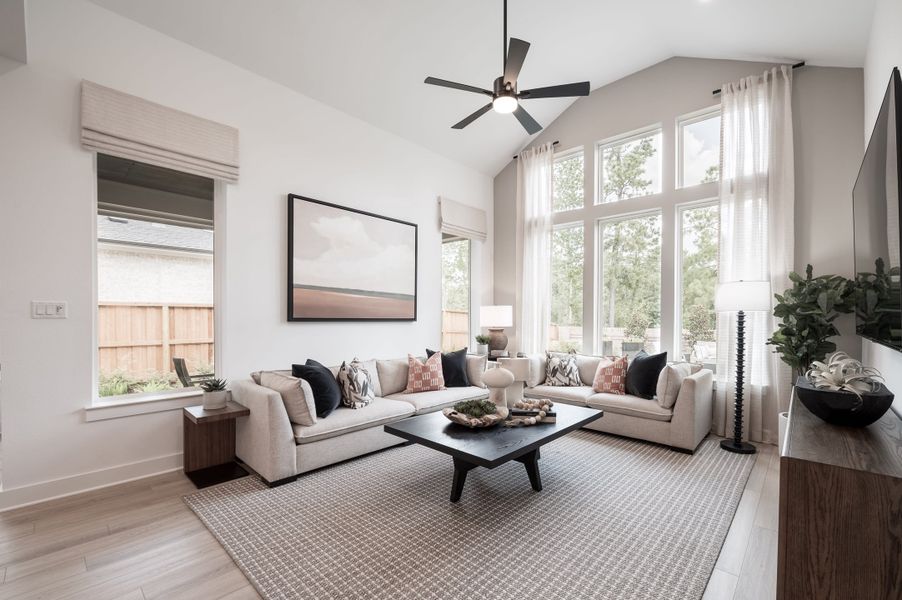 Representative furnished interior of a home built from the Wren by Tri Pointe Homes in Trillium, Richmond (Image 7). Representative furnished interior of a home built from the Wren by Tri Pointe Homes in Trillium, Richmond (Image 7).