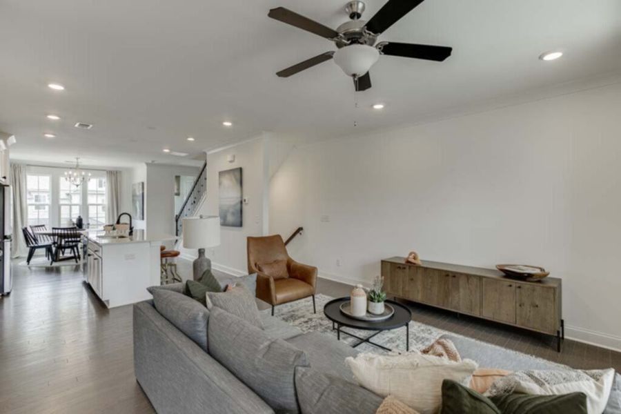 Representative furnished interior of a home built from the Archer by Ashton Woods in Reverie on Cumberland, Atlanta (Image 24).