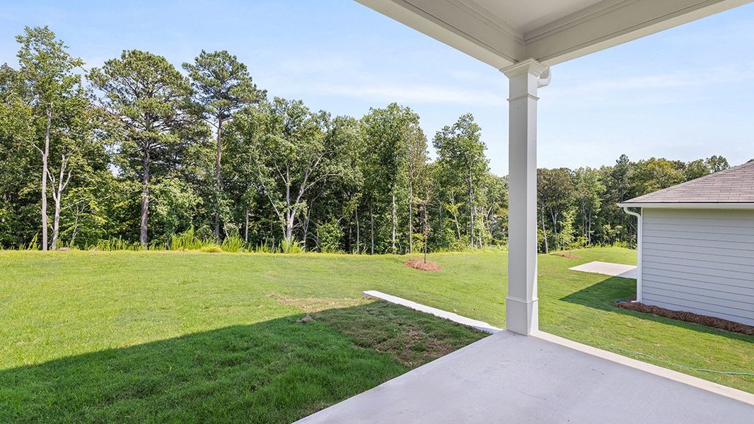 Representative exterior details of a home built from the Aria by D.R. Horton in Lost Creek, Dallas (Image 3).