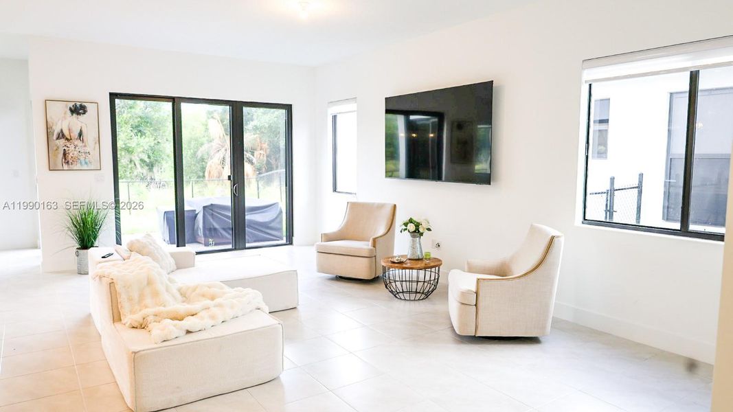 Furnished interior view inside a new home in , Ave Maria (Image 11).