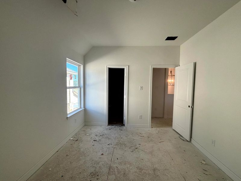 Construction progress - third bedroom Construction progress - third bedroom