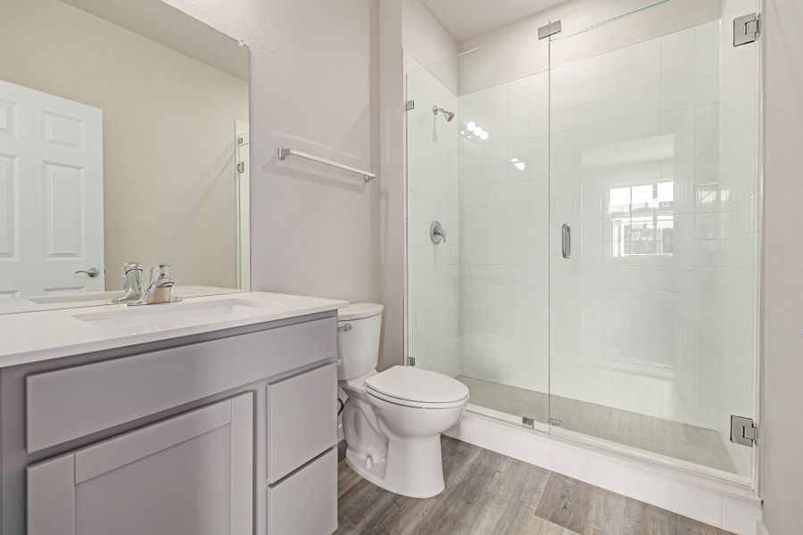 Furnished interior view inside a new home in Arras Park, Thornton (Image 10).