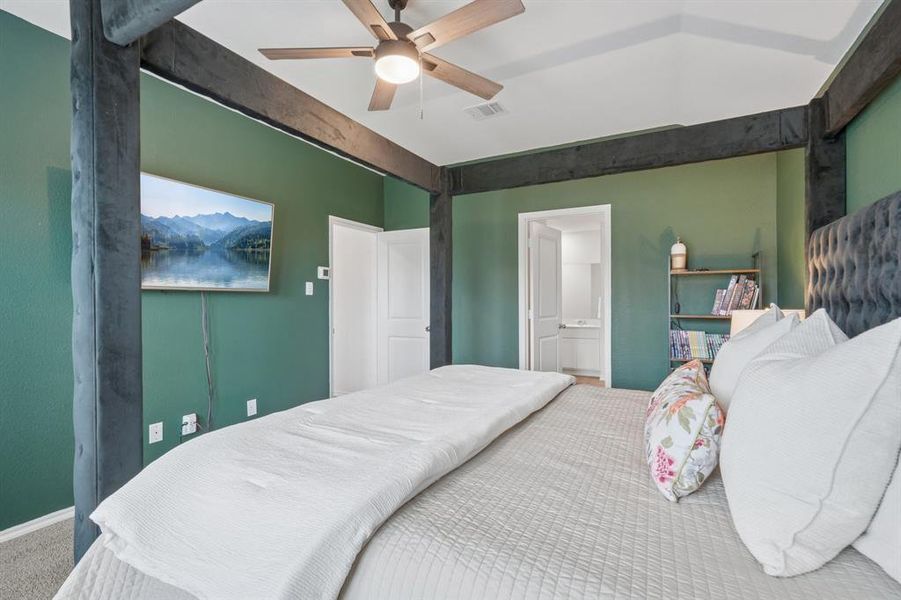 Furnished interior view inside a new home in Frontier Pointe, Princeton (Image 18).