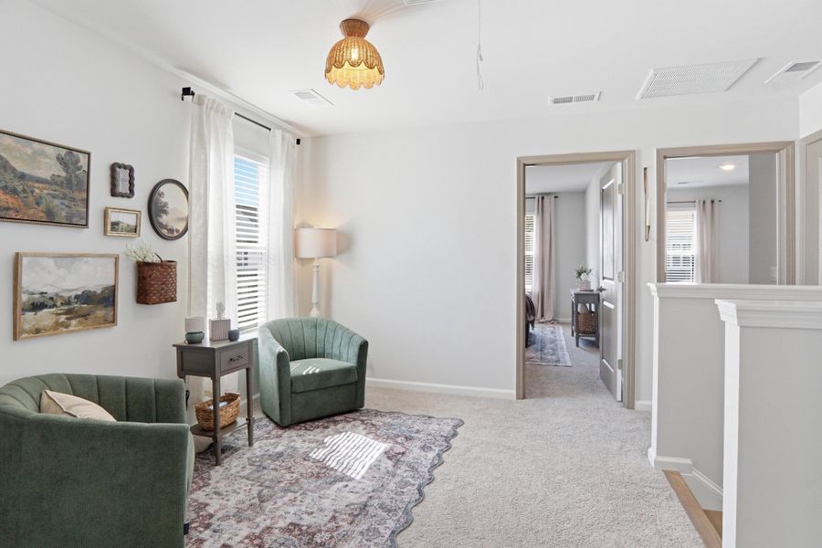 Furnished interior view inside a new home in Founders Corner, Lincolnville (Image 25).