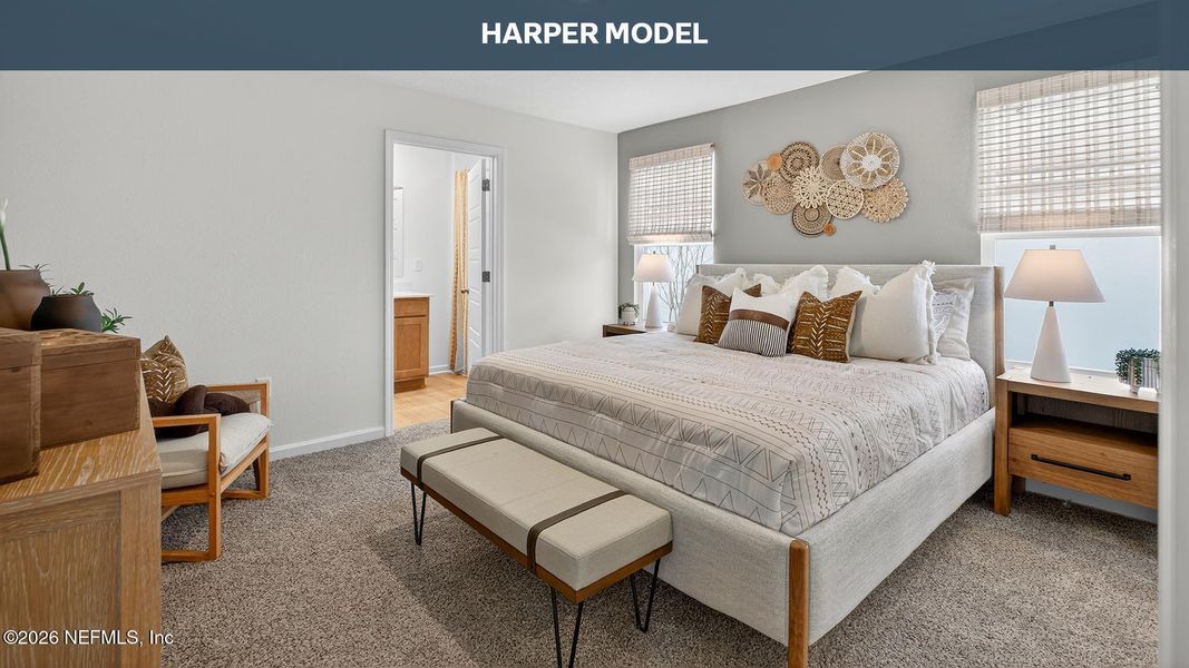 Furnished interior view inside a new home in Rookery, Green Cove Springs (Image 8).