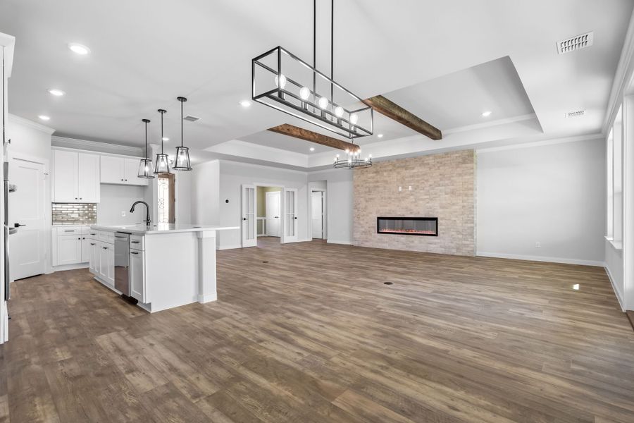 Representative furnished interior of a home built from the The Magnolia II by RED GABLE HOMES in Green Prairie Estates, Northlake (Image 12).