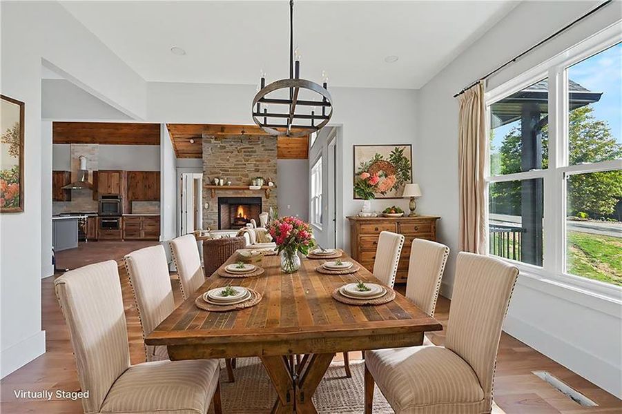 Furnished interior view inside a new home in , Morganton (Image 9). Furnished interior view inside a new home in , Morganton (Image 9).