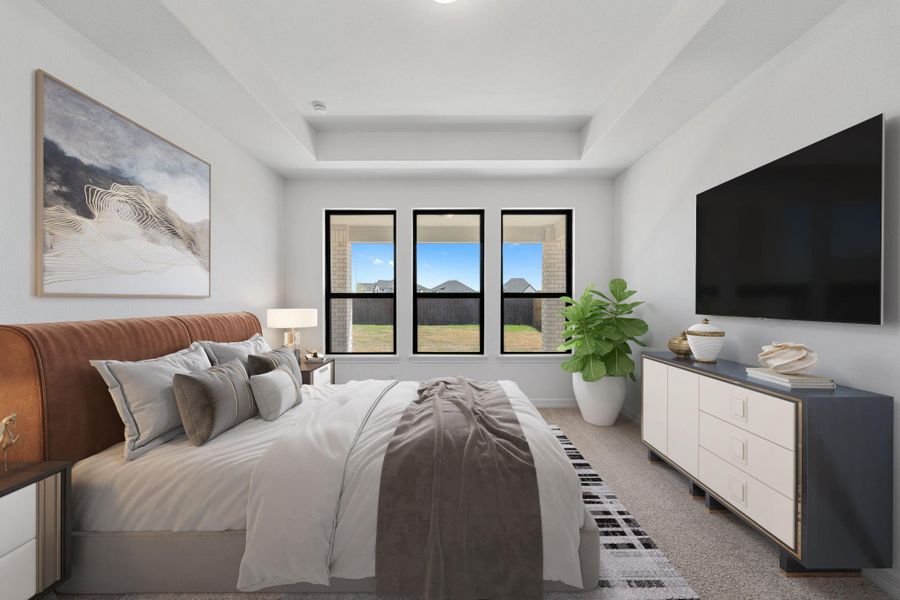 Furnished interior view inside a new home in Blue Heron Estates, Mont Belvieu (Image 12).