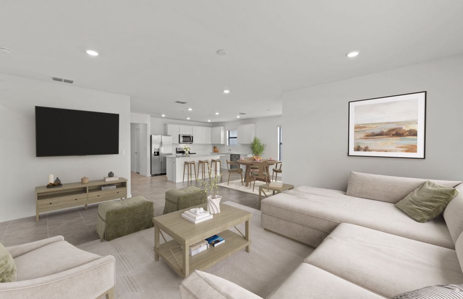 Furnished interior view inside a new home in Caloosa Cove, Labelle (Image 31).