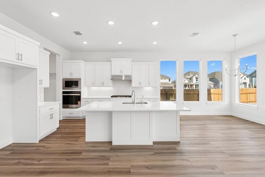 Furnished interior view inside a new home in Blackhawk, Pflugerville (Image 7).