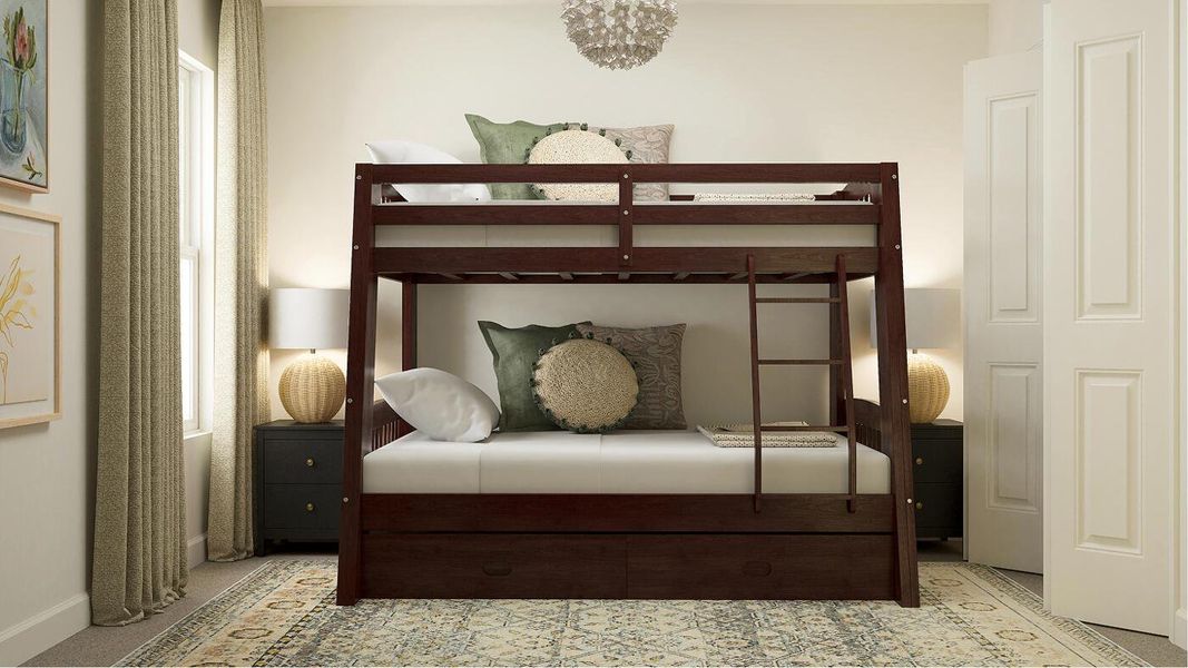 Furnished interior view inside a new home in Glynlea Country Club: The Pinehurst Collection, Port St. Lucie (Image 10).