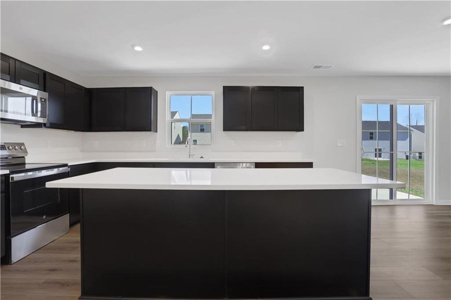 Furnished interior view inside a new home in Summertree, Stone Mountain (Image 4).