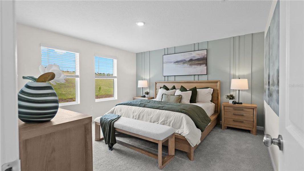 Furnished interior view inside a new home in Wellness Ridge, Clermont (Image 14).