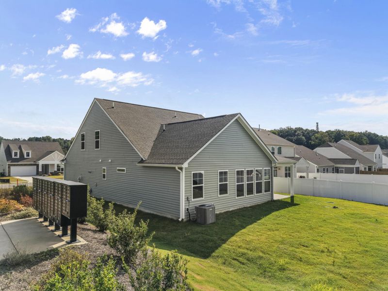 Front exterior of a new home in Hopewell Garden, Winston-Salem, NC, highlighting curb appeal (Image 22).