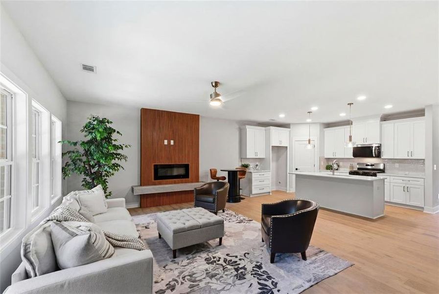 Furnished interior view inside a new home in , Cumming (Image 20). Furnished interior view inside a new home in , Cumming (Image 20).