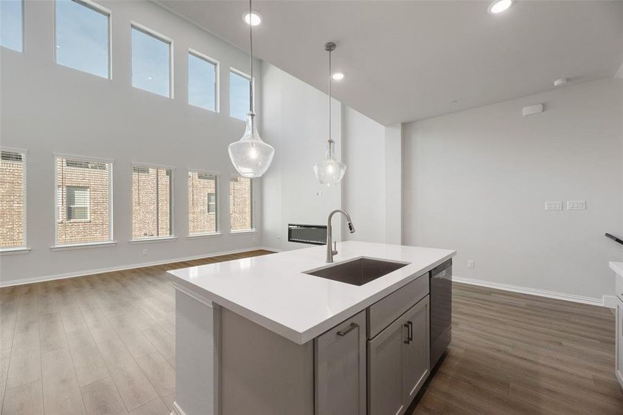 Furnished interior view inside a new home in , Frisco (Image 8).