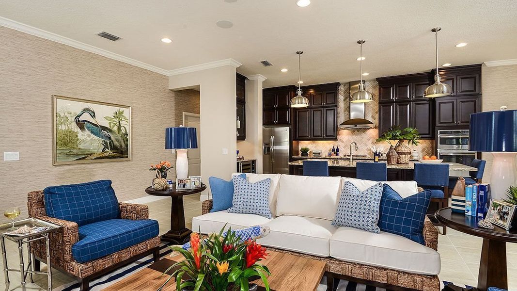 Representative furnished interior of a home built from the Sea Mist by Neal Communities in Verandah Real Estate and Homes for Sale in Fort Myers, FL - Neal Communities, Fort Myers (Image 5).