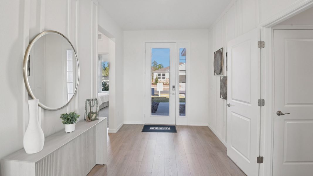 Representative furnished interior of a home built from the Hawthorne by D.R. Horton in Twisted Oaks, Wildwood (Image 5). Representative furnished interior of a home built from the Hawthorne by D.R. Horton in Twisted Oaks, Wildwood (Image 5).