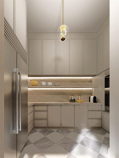 Furnished interior view inside a new home in , Dallas (Image 17).