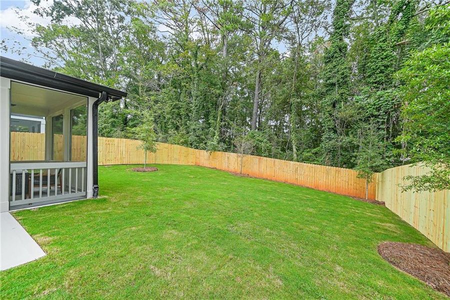 Exterior details and patio area of a home in , Scottdale (Image 33).