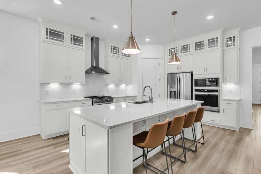 Furnished interior view inside a new home in Summerwind Crossing at Lakes of Cane Bay, Summerville (Image 14).