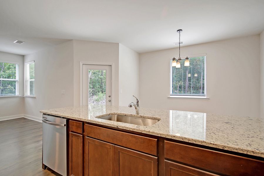 Buffett Kitchen Island Overlooking Dining Area Buffett Kitchen Island Overlooking Dining Area