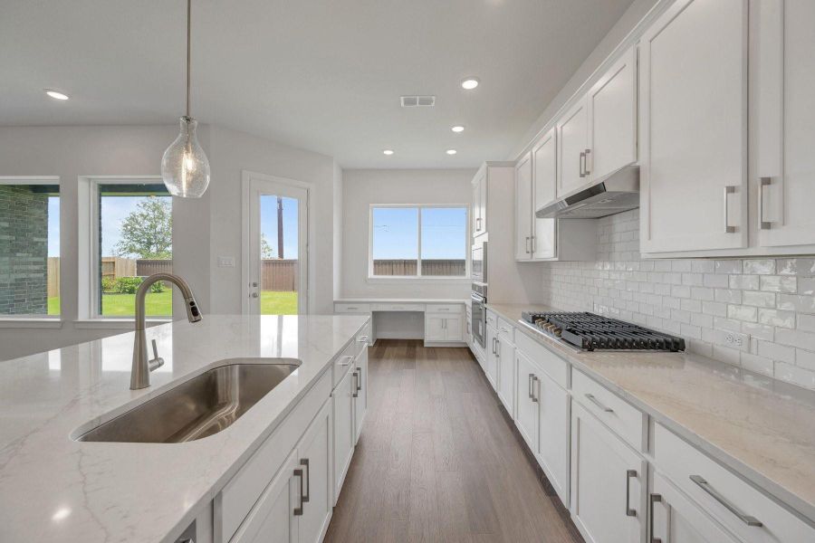 Furnished interior view inside a new home in Brookewater - Ascent Collection, Rosenberg (Image 8).