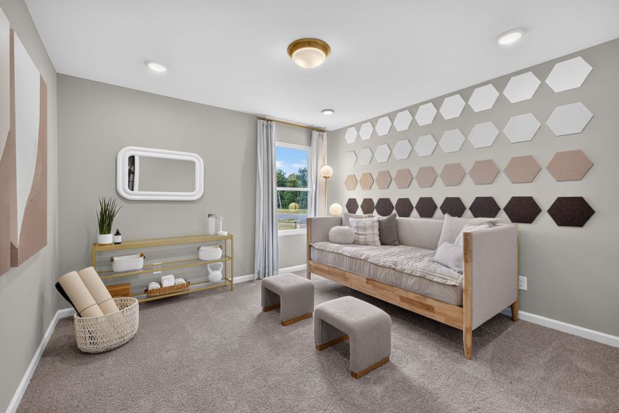 Furnished interior view inside a new home in The Ridge Townhomes, Monroe (Image 23).