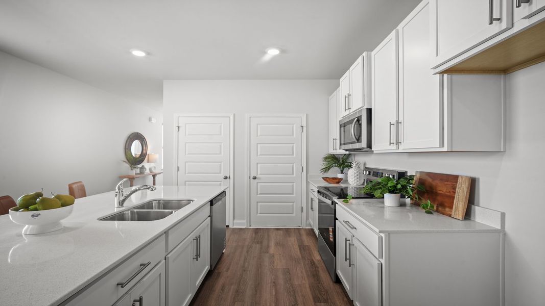 Furnished interior view inside a new home in Palm Ridge, Guyton (Image 8).