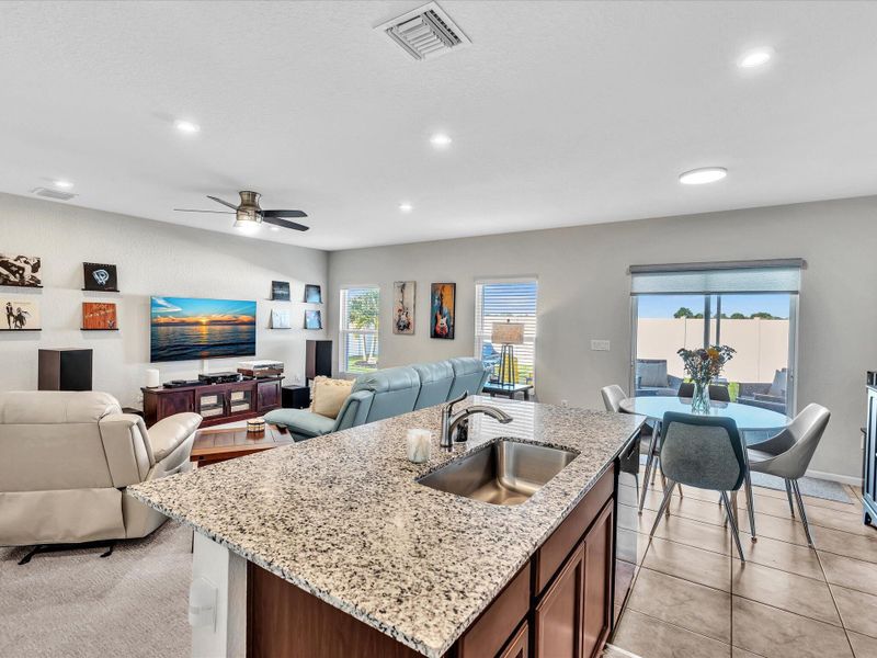 Furnished interior view inside a new home in , Belle Glade (Image 39).