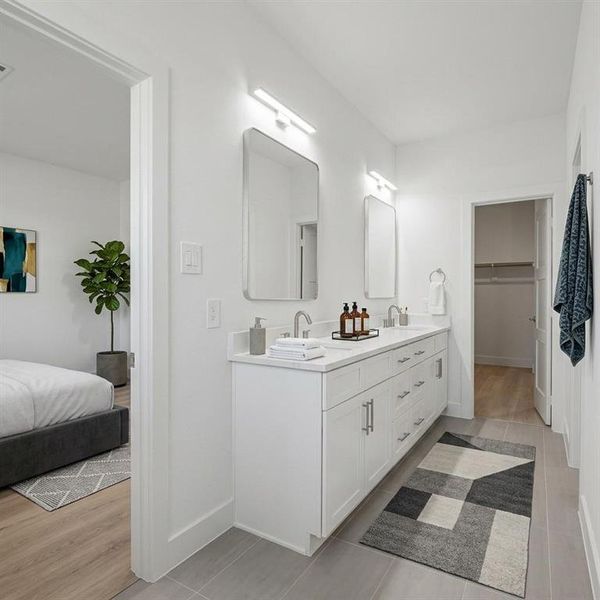 Furnished interior view inside a new home in , Farmers Branch (Image 27).