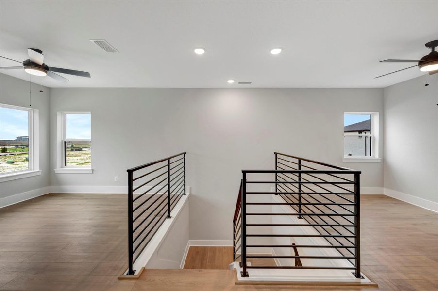 Spacious, unfurnished interior of a new home in Easthaven at Bridgeland Central - Horizon Collection, Cypress (Image 16).