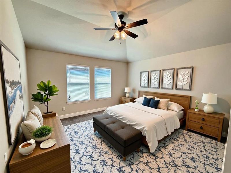 Furnished interior view inside a new home in , Greenville (Image 12).