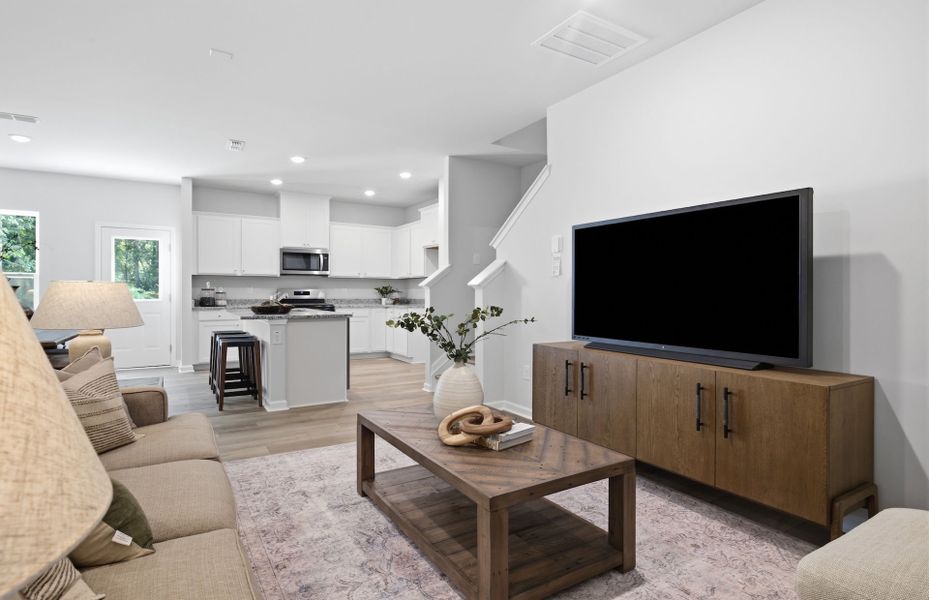 Furnished interior view inside a new home in Cambria, Garner (Image 17).