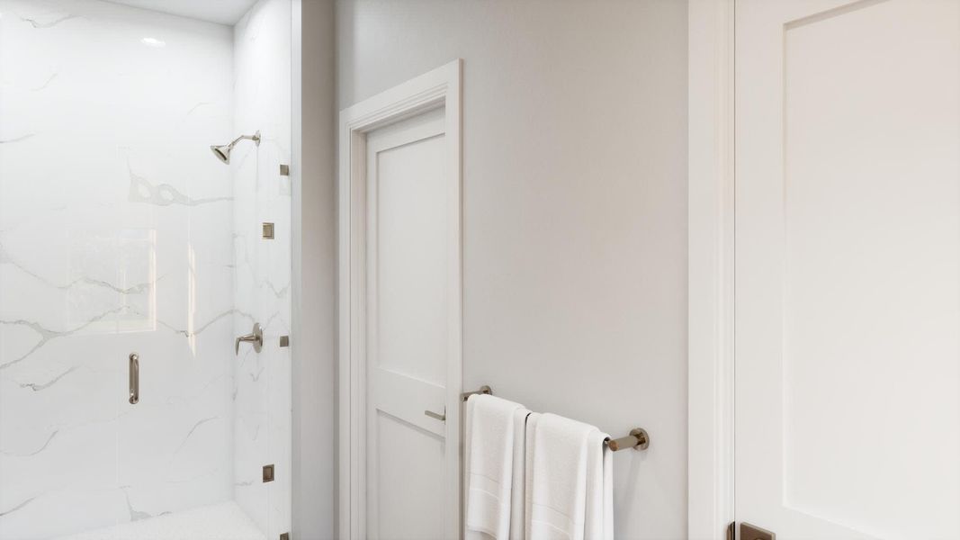 Primary Bath - Wellington at Brack Ranch in St. Cloud, FL by Landsea Homes