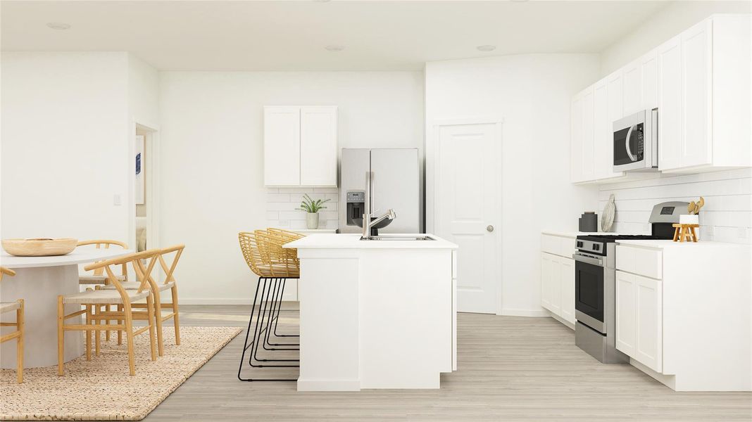 Furnished interior view inside a new home in Elm Creek, Elgin (Image 26).