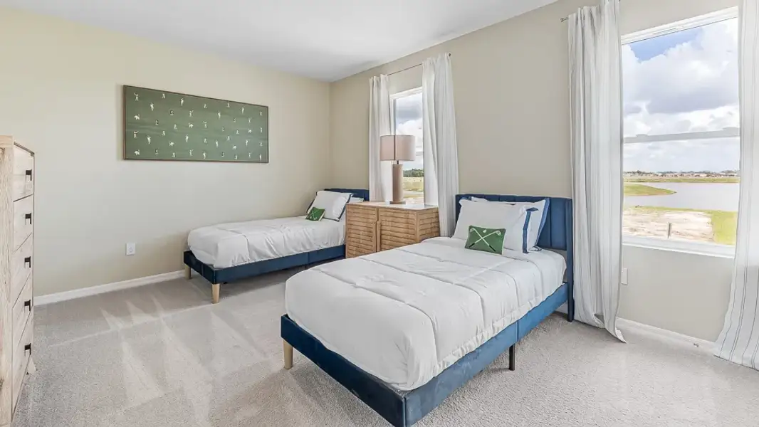 Furnished interior view inside a new home in Silverstone North, Palmetto (Image 15).