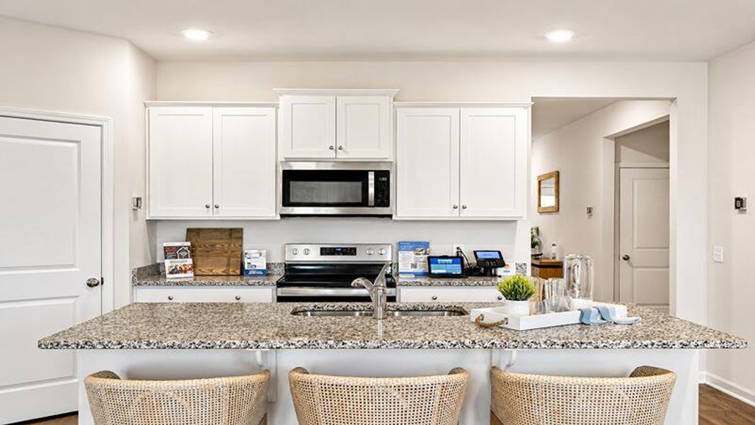 Furnished interior view inside a new home in Pineview North, Summerville (Image 9).