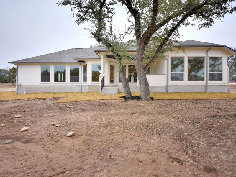 Representative exterior details of a home built from the San Simeon I by Giddens Homes in Clearwater Ranch, Liberty Hill (Image 86).