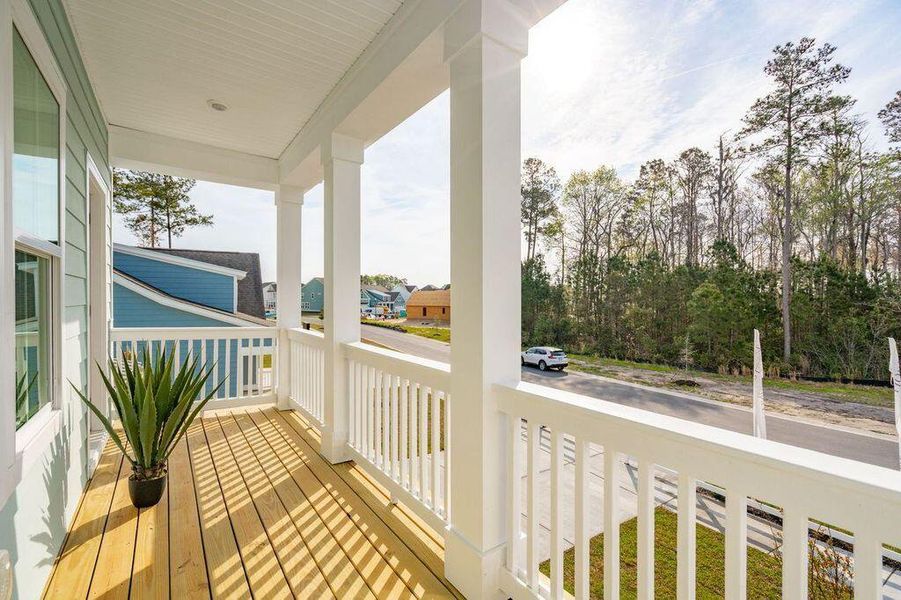 Exterior details and patio area of a home in Kings River Preserve, Hollywood (Image 32).
