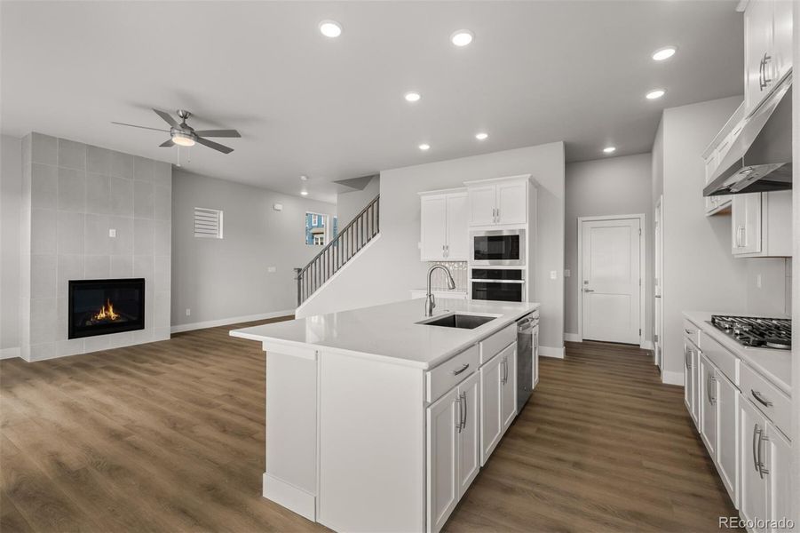 Furnished interior view inside a new home in Trailside at Cottonwood Creek, Colorado Springs (Image 7).